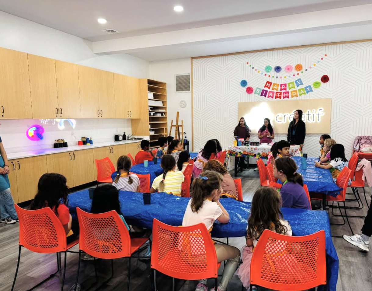 Students collaborating on sustainability projects